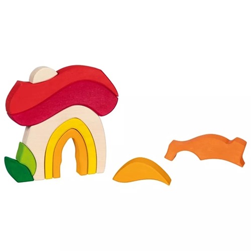 kabouterhuis Goki Kabouterhuis – Houten Speelhuis voor Fantasiespel