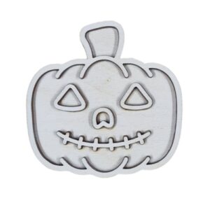 mini vulvorm pumpkin (1) Houten vulvorm pompoen, herfst voor in de sensory playtray