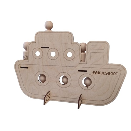 Kiddi Houten Pakjesboot van Sinterklaas – Speelgoed Boot voor Kinderen