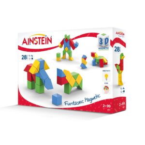 Ainstein magnetische bouwstenen 28-delige magneetblokkenset voor kinderen Ainstein magnetische bouwstenen 28-delige magneetblokkenset voor kinderen