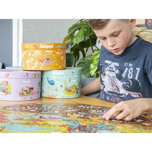 4WRD dino puzzel voor kinderen – stevige ronde puzzel