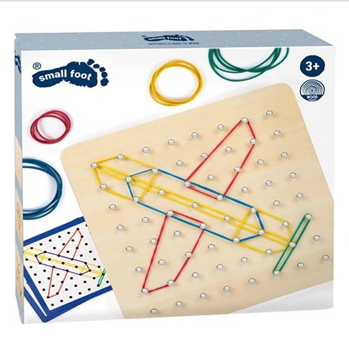 geoboard-small-foot-educatief-speelgoed-elastiekjes Wooden Geoboard van Small Foot – stevig houten educatief spel voor kinderen