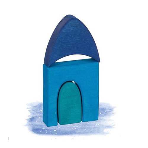 goki-morgana-speelset-educatief-speelgoed-duurzaam-houten Duurzame houten speelgoedset Goki Evolution Morgana blauwe toren bij Het Speellab