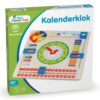 new-classic-toys-kalenderklok-houten-educatief-speelgoed Houten kalenderklok van New Classic Toys met tijd, datum en seizoenen