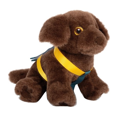 small-foot-hondenknuffel-met-harnas-speellab Pluche Labrador puppy met afneembaar harnas – Het Speellab