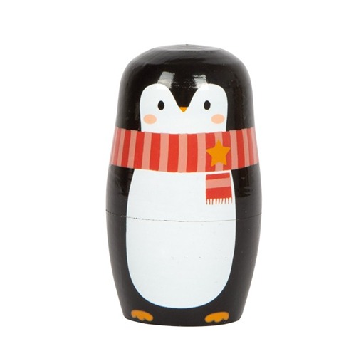 winter-decoratie-houten-matroesjka-kerstmis-pinguin Houten pinguin die in elkaar te zetten is – matroesjka educatief speelgoed