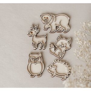 leuk-met-letters-kleine-vultrays-bosdieren-set Kleine vultrays bosdieren van Leuk met Letters in FSC hout