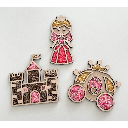 Leuk met Letters – Houten Kleine Vultrays Prinses | Sensorisch Speelgoed | Het Speellab