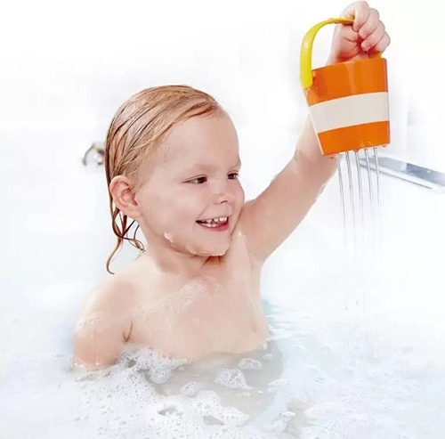 Hape Happy Buckets bademmers geschikt voor bad, douche en watertafel