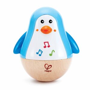 Hape Penguin Musical Wobbler muzikaal wiebelpoppetje voor baby’s