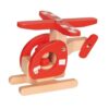 Goki houten helikopter rood duurzaam speelgoed voor peuters en kleuters bij het Speellab