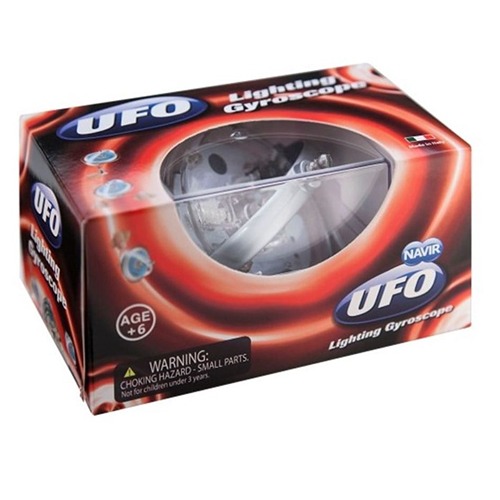Draaiende Navir U.F.O. Lighting Gyroscope – lichtgevende rotor met automatisch geactiveerd LED-effect