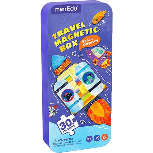 mieredu-magnetisch-ruimte-speelgoed-reisdoos-kinderen MierEdu Travel Magnetic Space speelset magnetisch ruimtespel voor kinderen onderweg
