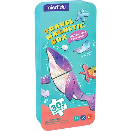 mieredu-magnetix-box-underwater-speelgoed-kinderen magnetische speelset met zeedieren MierEdu Underwater box