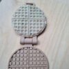 Kiddi klei en zand mal wafels voor speelkeuken