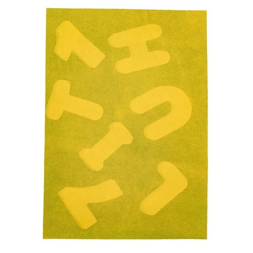 educatief-zonnepapier-geel-creatief-speelgoed Cyanotype zonnepapier A5 voor kinderen om kunst te maken met zonlicht