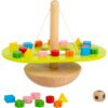 houten-balansspel-motoriek-speelgoed-kinderen-het-speellab Spel voor trainen van de fijne motoriek en concentratie door houten blokken te stapelen op het Small Foot balansspel bij Het Speellab