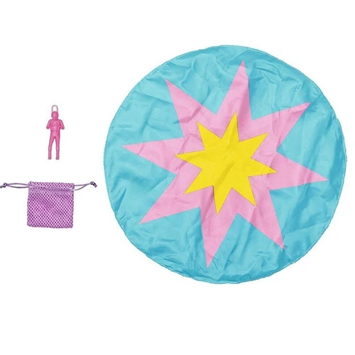 PhänoMINT kleurrijke parachutist assorti speelgoed voor educatieve natuurkunde experimenten