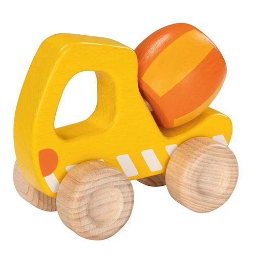 Goki cement wagen, betonmixer voor fantasiespel op de bouwplaats