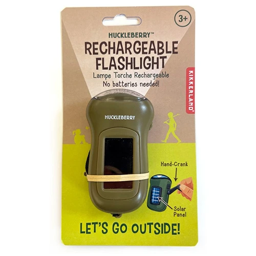 huckleberry-oplaadbare-Rechargeable-zaklamp Kikkerland Huckleberry Rechargeable Flashlight